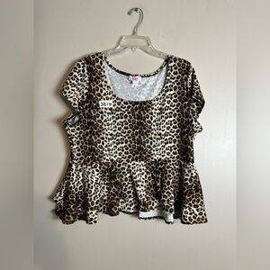 Lucky diamond 3 xlarge animal print preowned  22 p2p 25 length